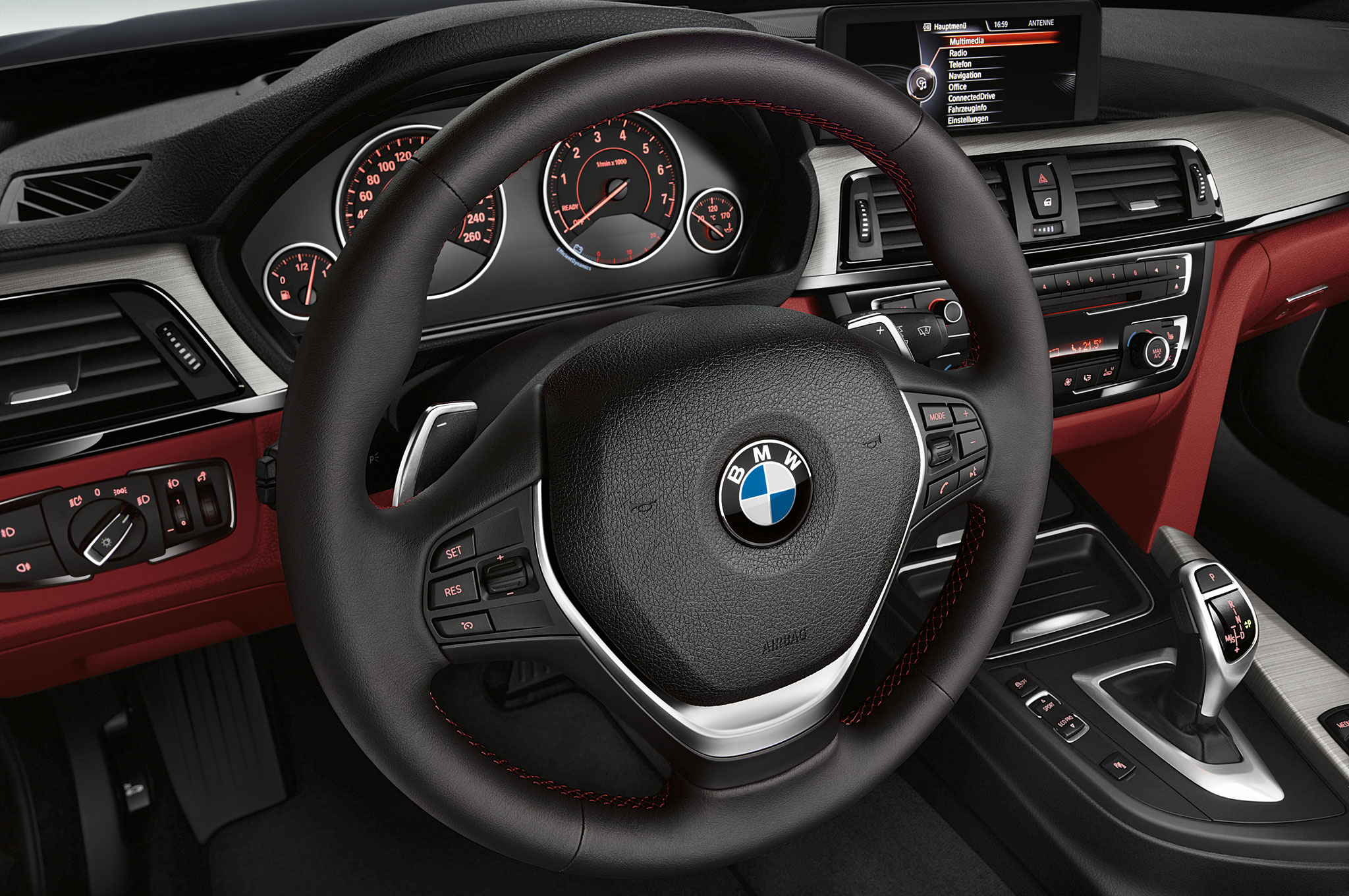 2014 BMW 4 Series steering wheel